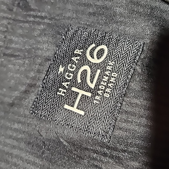 Haggar | Men's Black and Gray Plaid Performance Golf Shorts 32 - Picture 3 of 8